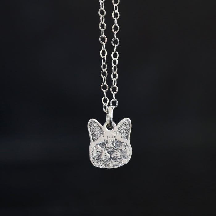 Pet Portrait Custom Pendant Necklace