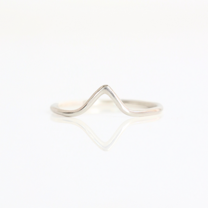 Chevron Stacking Ring