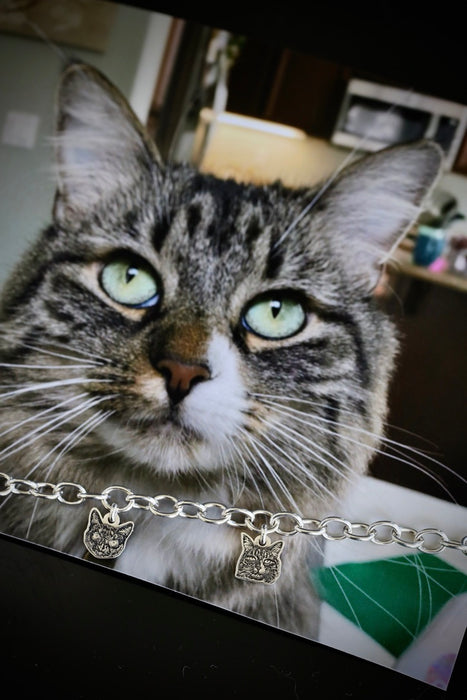 Pet Portrait Custom Charm Bracelet