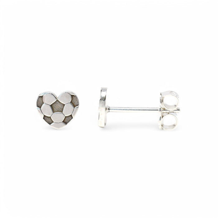 I Love Sports Heart Stud Earrings - Choose your sport!