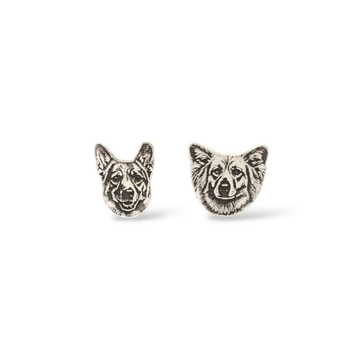 Pet Portrait Custom Photo Stud Earrings