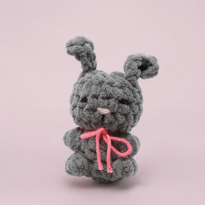 Fwey's Crochet Handmade Gray Bunny