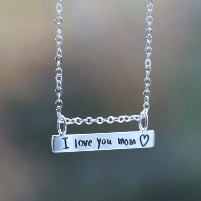 Paper to Pendant: Custom Handwriting Bar Necklace