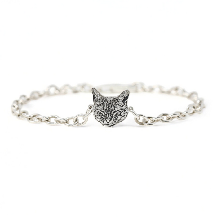 Pet Portrait Custom Chain Bracelet