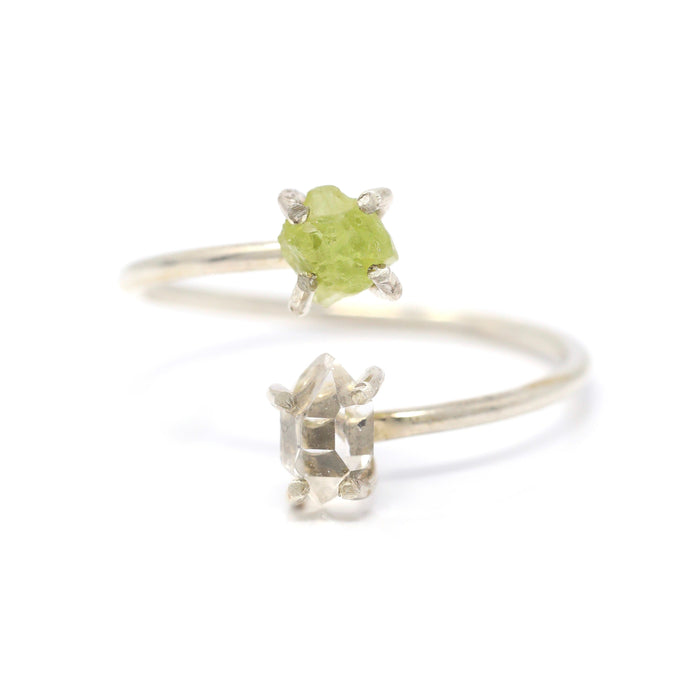 Penelope Double Wrap Gemstone Ring
