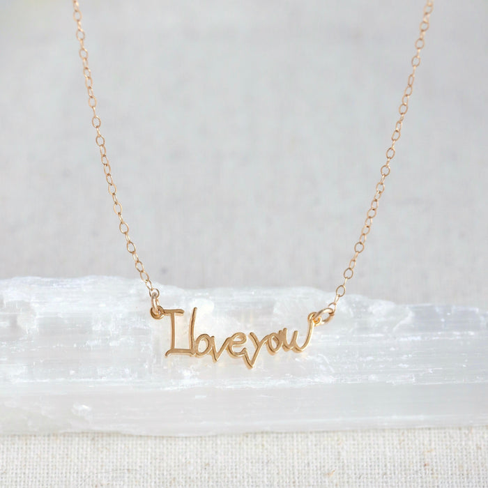 Actual Handwriting Personalized Custom Necklace
