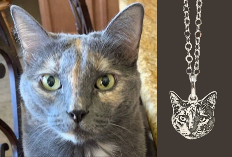 Pet Portrait Custom Photo Necklace