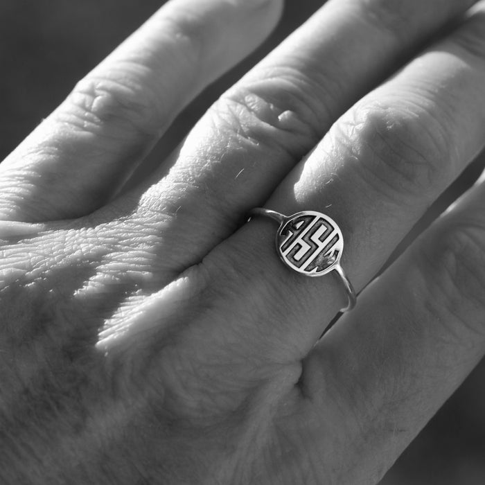 Monogram Personalized Ring
