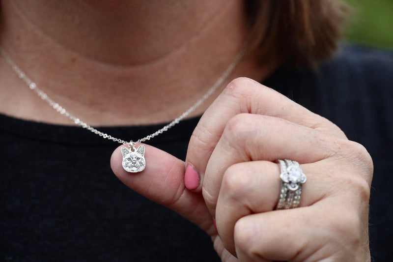Pet Portrait Custom Photo Necklace