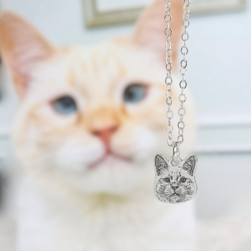 Pet Portrait Custom Photo Necklace