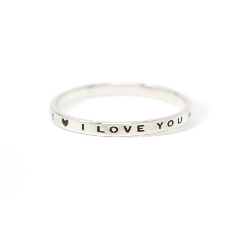 Thin Custom Stacking Rings