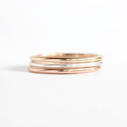 Sterling silver smooth stacking ring by Shop Wrenn