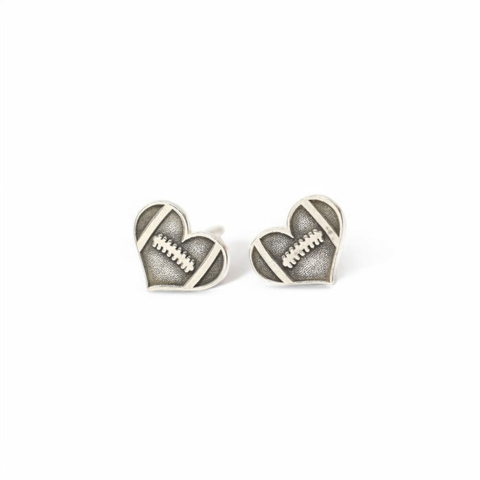 I Love Sports Heart Stud Earrings - Choose your sport!