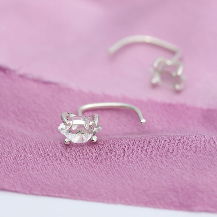 Kayla Herkimer Diamond Huggies Earrings