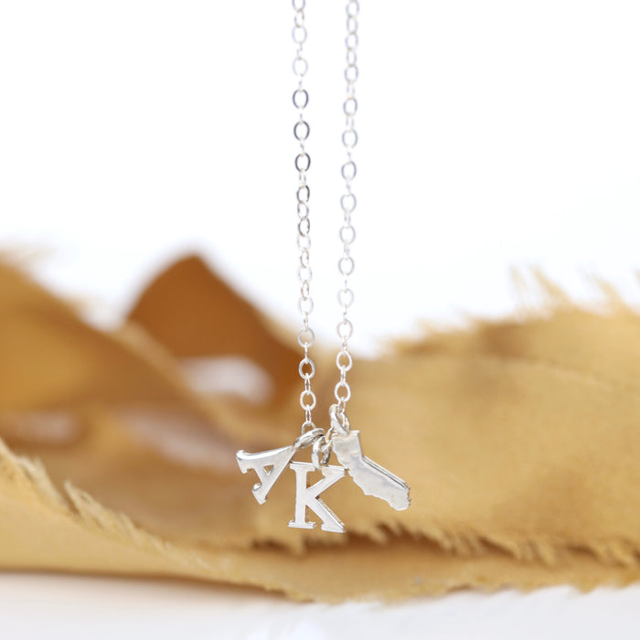 Custom Initial or State Necklace