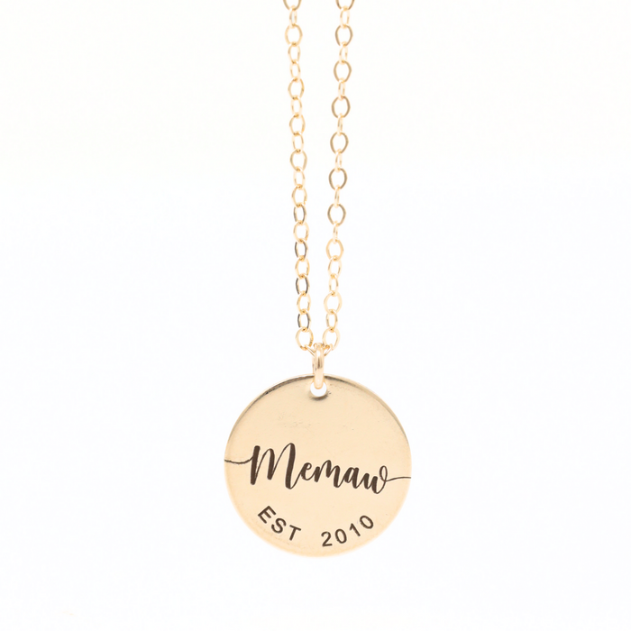 Mother's day customized necklace discount