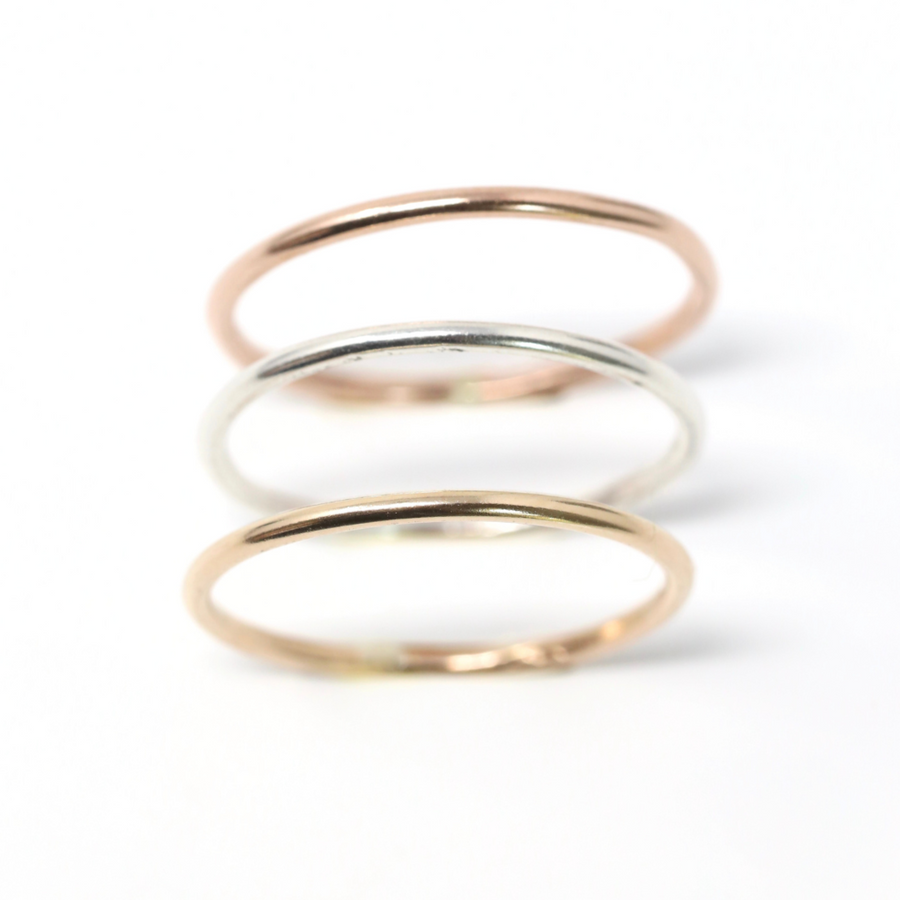 Avery Smooth Stacking Everyday Ring