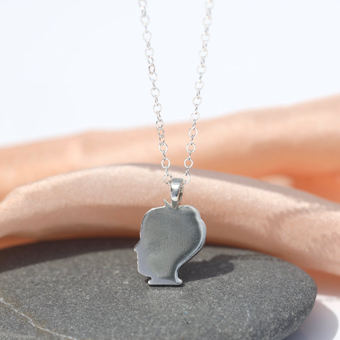 Personalized Silhouette Charm Necklace - Create Your Own!