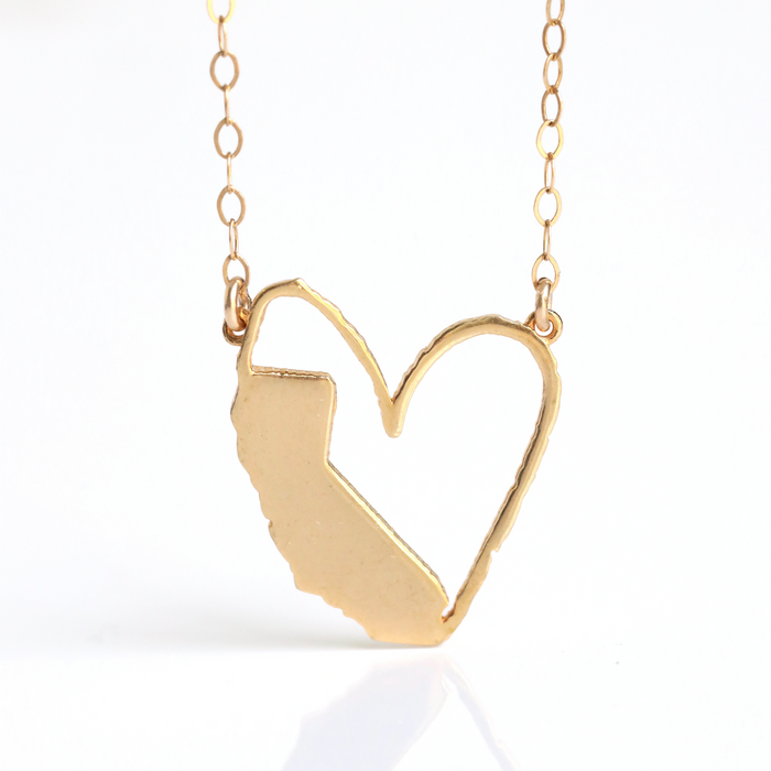 Sending My Love to California Necklace