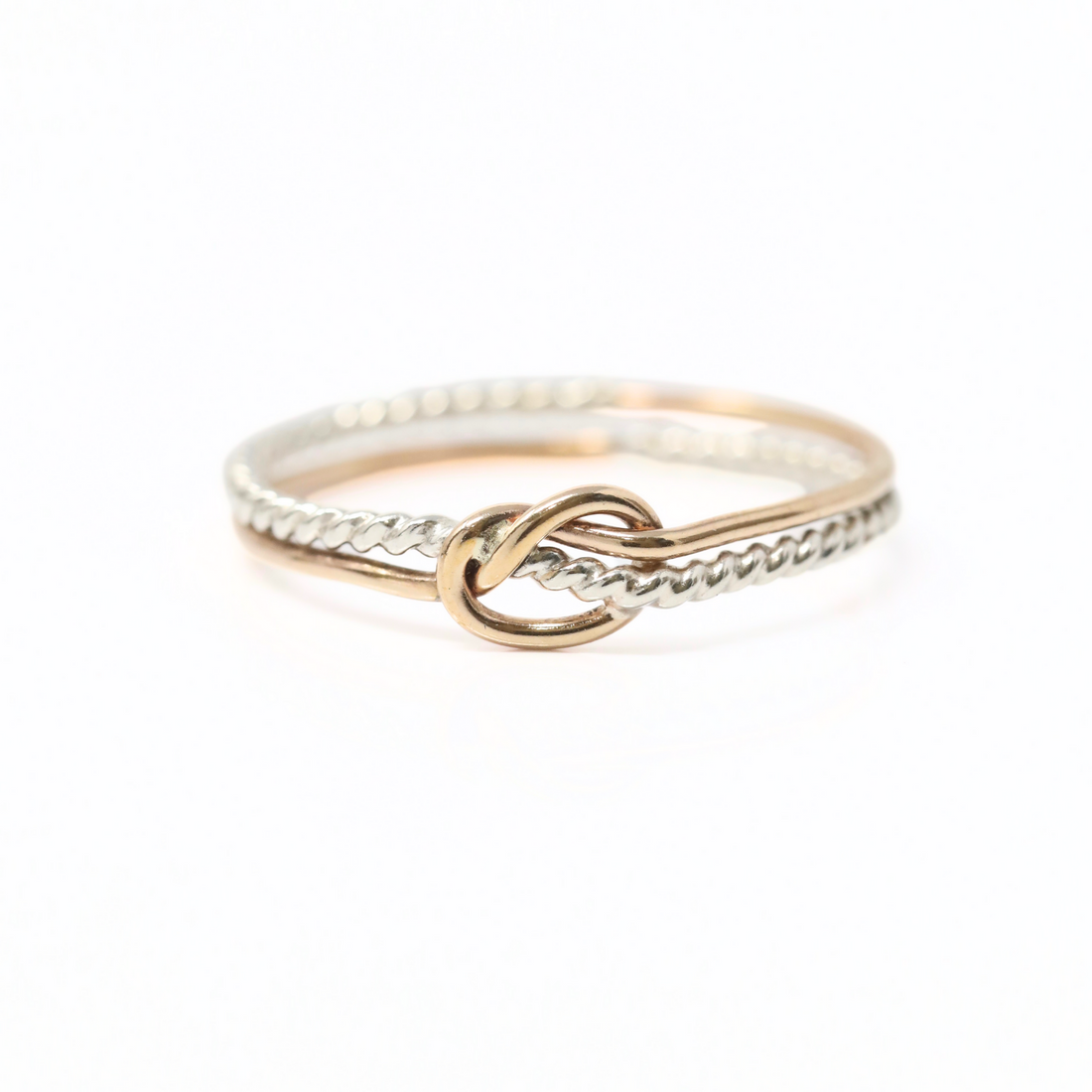Amy Love Knot Rope Ring