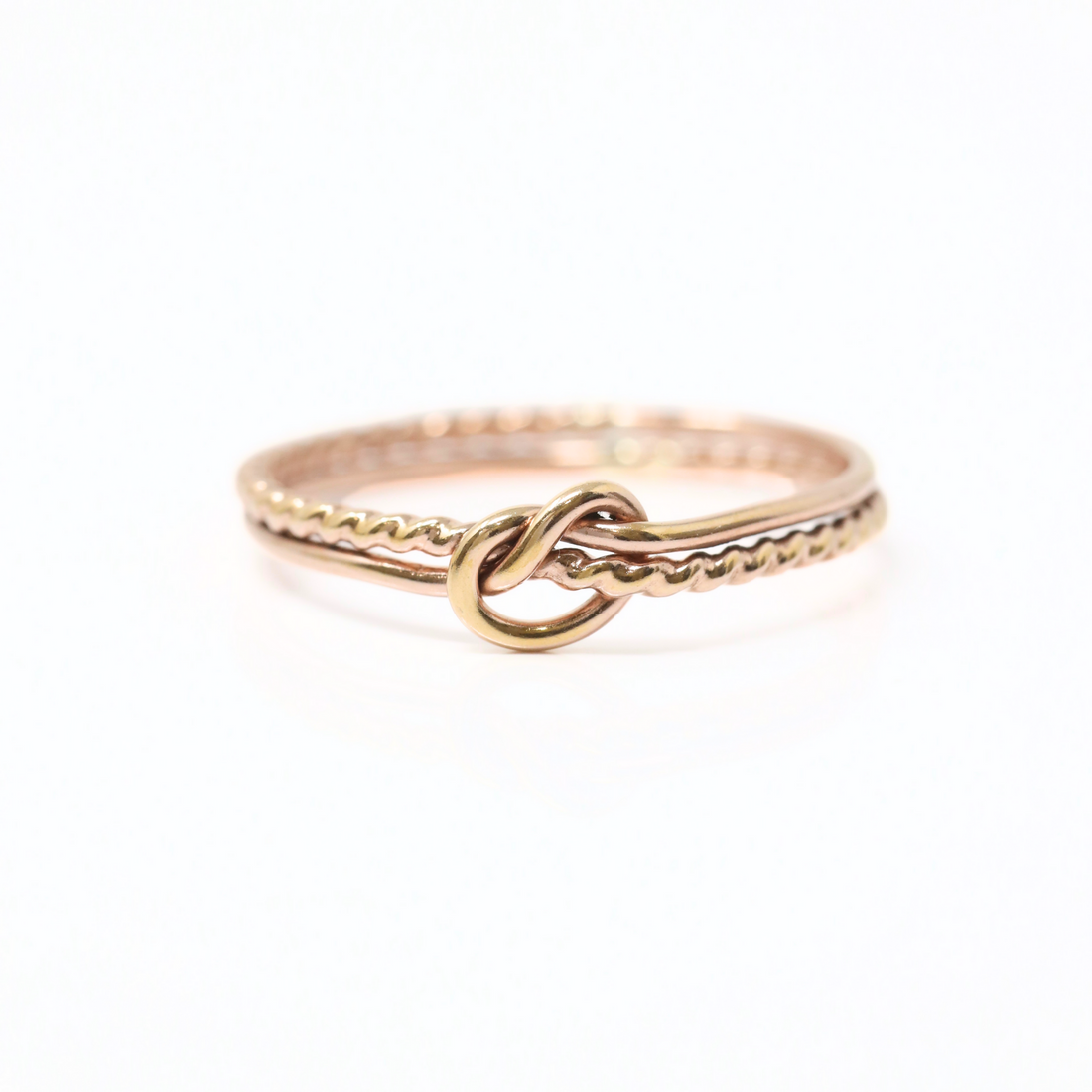 Amy Love Knot Rope Ring